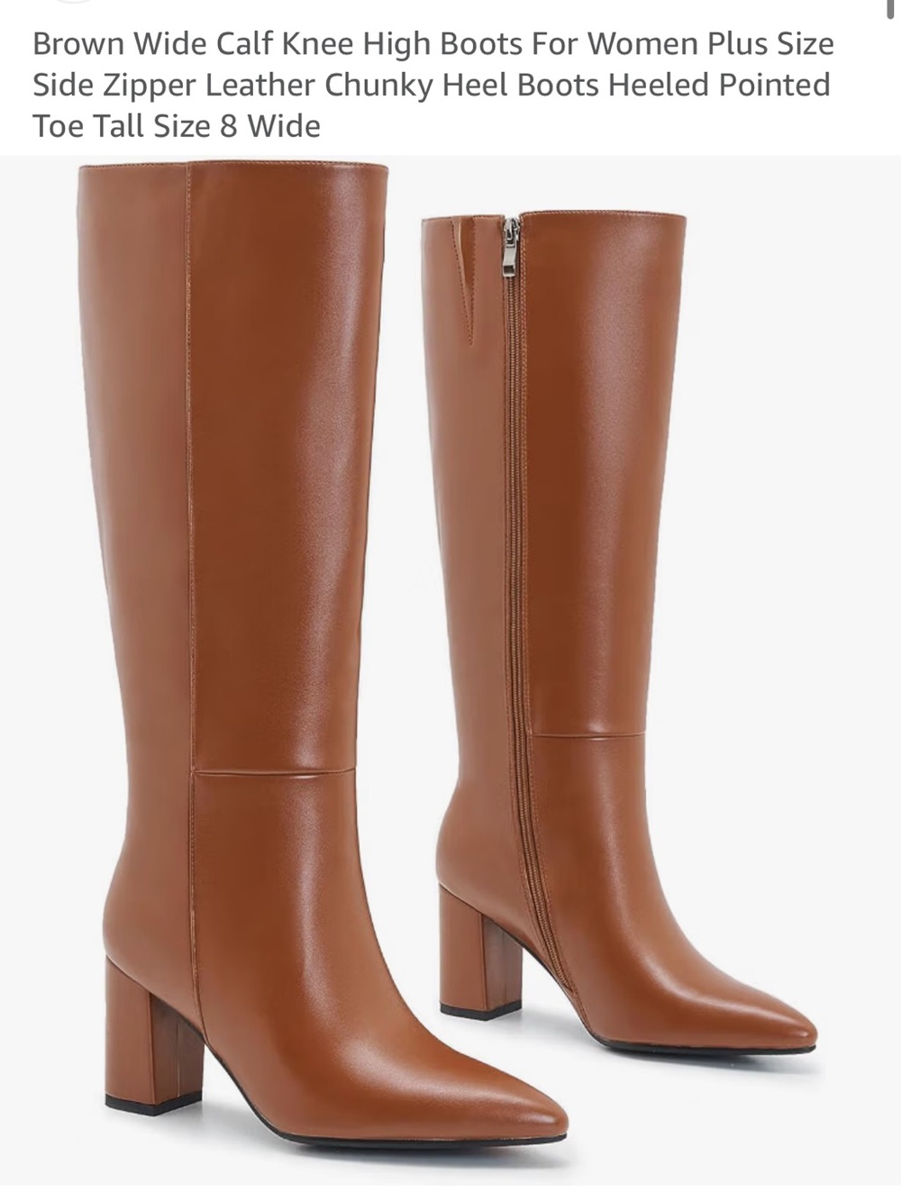 Carmel tan/brown boots